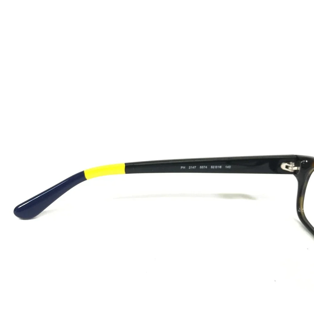 Polo Ralph Lauren Eyeglasses Frames PH2147 5574 Black Tortoise Yellow 52-16-140